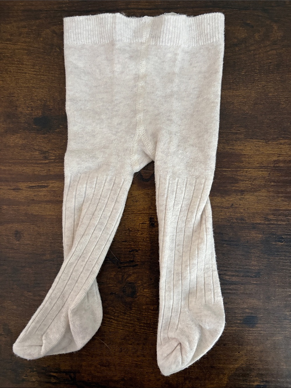 Carter’s Cream Ribbed Tights